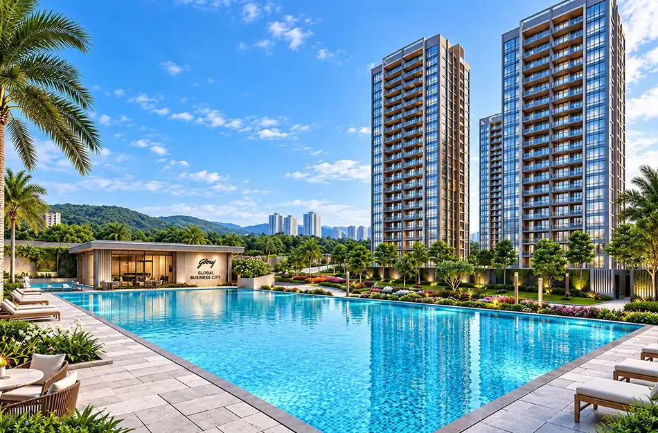 Godrej Global Business City swimming pool